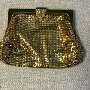 Whiting & Davis Gold Evening Clutch - Women Bags